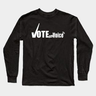 VoteOurVoice logo Long Sleeve T-Shirt